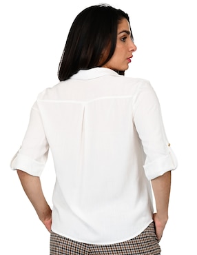 Blusa Ferrioni manga 3/4 para mujer