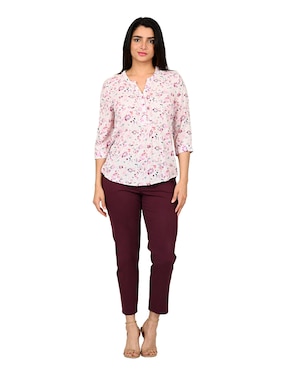 Blusa Ferrioni manga 3/4 para mujer