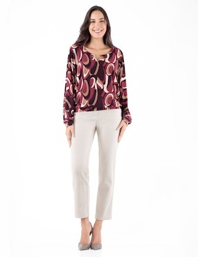 Blusa Trinity manga 3/4 para mujer