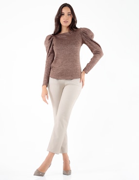 Blusa Trinity manga larga para mujer
