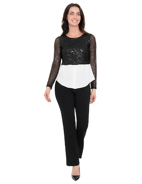 Blusa Atelier Petite manga larga para mujer