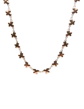 Collar de mariposa I Am de oro laminado
