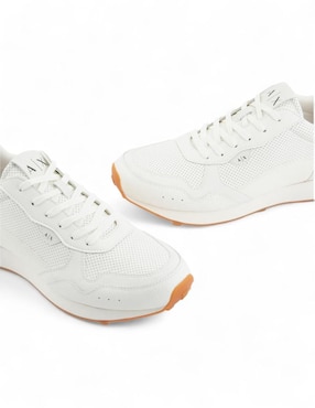 Tenis Armani Exchange Sneakers with logo para mujer