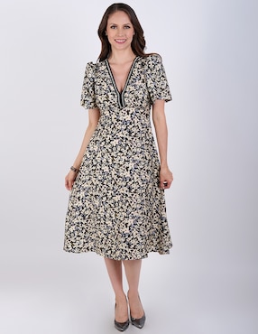 Vestido midi casual Delirium para mujer
