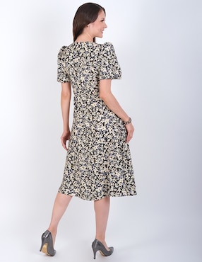 Vestido midi casual Delirium para mujer