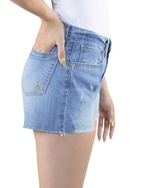 Short innermotion de mezclilla para mujer
