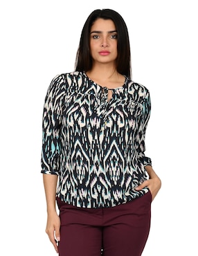 Blusa Ferrioni manga 3/4 para mujer