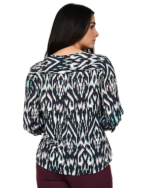 Blusa Ferrioni manga 3/4 para mujer