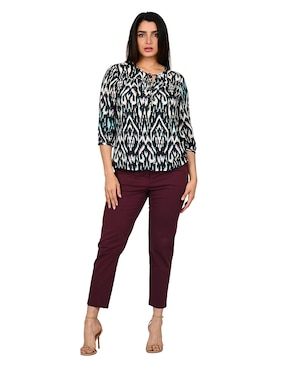 Blusa Ferrioni manga 3/4 para mujer