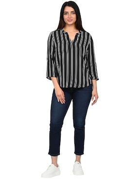 Blusa Ferrioni manga 3/4 para mujer