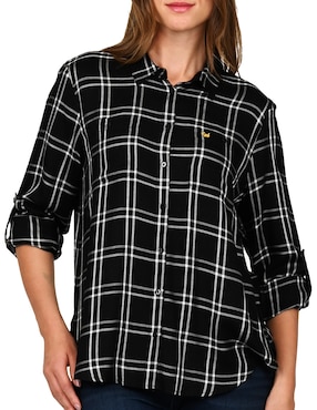 Blusa Ferrioni manga larga para mujer