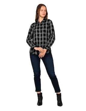 Blusa Ferrioni manga larga para mujer