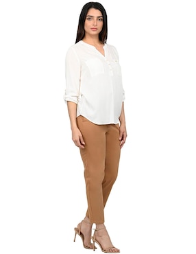 Blusa Ferrioni manga 3/4 para mujer