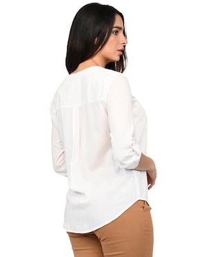 Blusa Ferrioni manga 3/4 para mujer