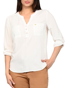 Blusa Ferrioni manga 3/4 para mujer