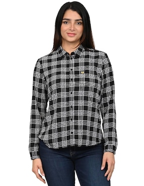 Blusa Ferrioni manga larga para mujer
