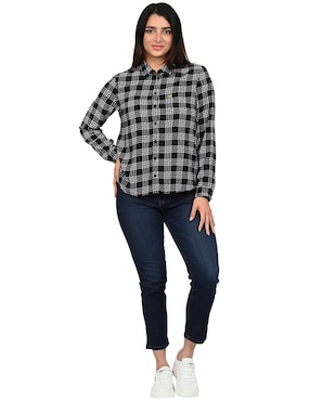 Blusa Ferrioni manga larga para mujer