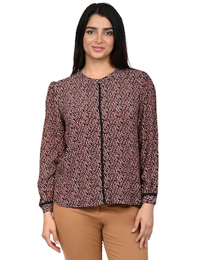 Blusa Ferrioni manga larga para mujer