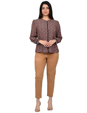 Blusa Ferrioni manga larga para mujer