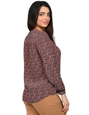Blusa Ferrioni manga larga para mujer