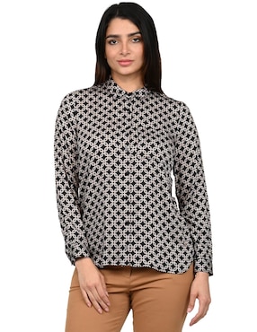 Blusa Ferrioni manga larga para mujer
