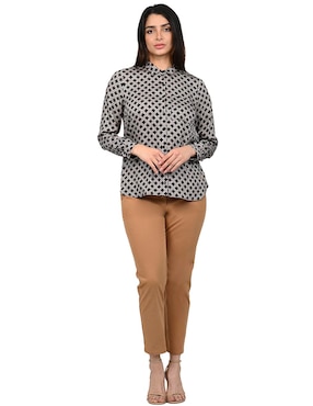 Blusa Ferrioni manga larga para mujer