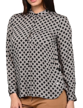 Blusa Ferrioni manga larga para mujer