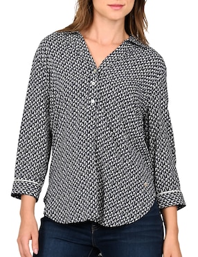 Blusa Ferrioni manga 3/4 para mujer