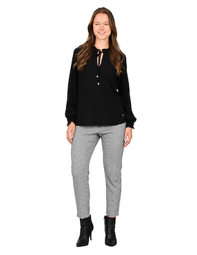Blusa Ferrioni manga larga para mujer