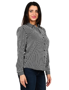 Blusa Ferrioni manga larga para mujer