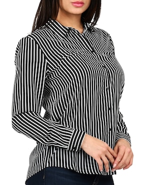 Blusa Ferrioni manga larga para mujer