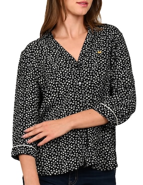 Blusa Ferrioni manga 3/4 para mujer