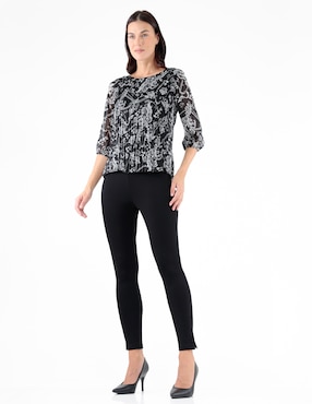 Blusa Trinity manga 3/4 para mujer