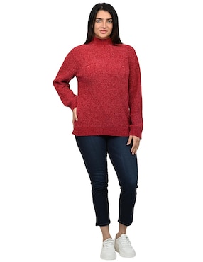 Suéter Ferrioni cuello alto para mujer