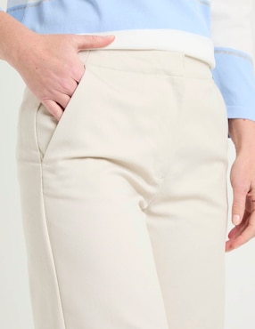 Pantalón coulotte Liz Claiborne amplio para mujer