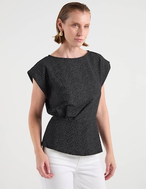 Blusa Liz Claiborne manga corta para mujer