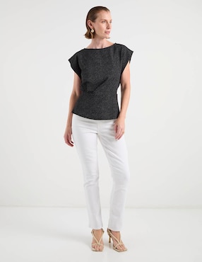 Blusa Liz Claiborne manga corta para mujer