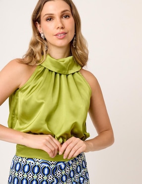 Blusa Linea Pura sin manga para mujer