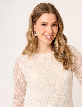 Blusa Linea Pura manga larga para mujer