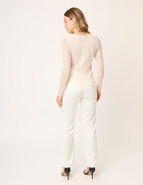 Blusa Linea Pura manga larga para mujer