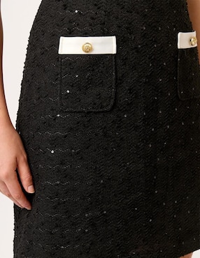 Vestido arriba de la rodilla casual Linea Pura Eugenia para mujer