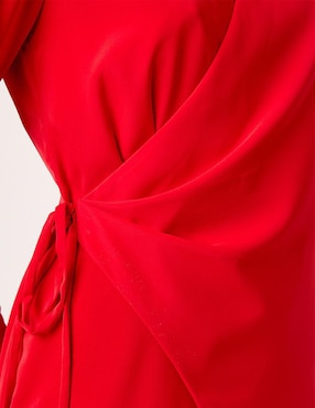 Vestido midi formal Linea Pura Eugenia para mujer