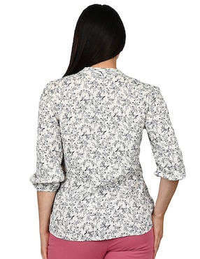 Blusa Ferrioni manga 3/4 para mujer