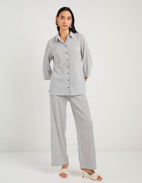 Pantalón relaxed Lieb amplio para mujer