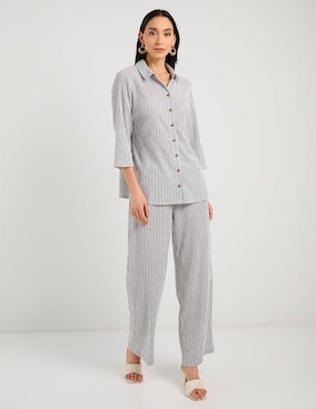 Pantalón relaxed Lieb amplio para mujer