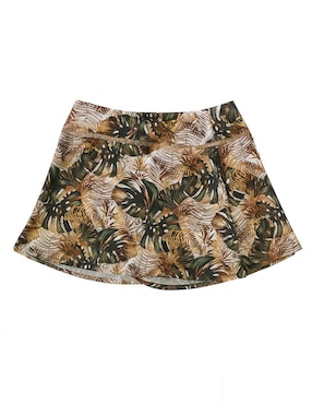Falda short Too Good estampado floral a la cintura para mujer
