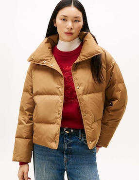 Chamarra acolchada Tommy Hilfiger impermeable para mujer