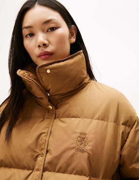 Chamarra acolchada Tommy Hilfiger impermeable para mujer