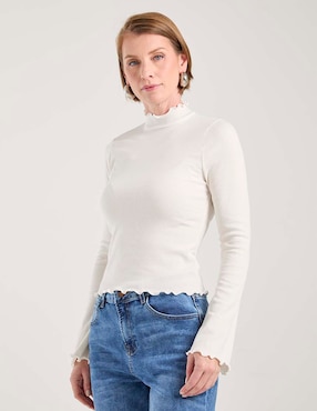 Blusa Old Navy manga larga para mujer