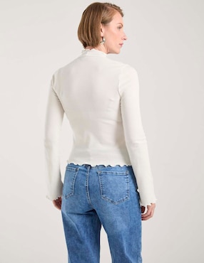 Blusa Old Navy manga larga para mujer